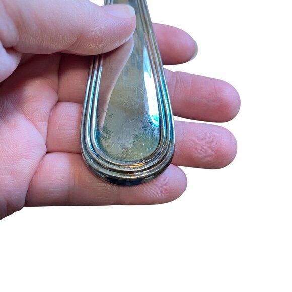 Gorham Heritage serving spoons 13" Italy Silver plated set of three Thanksgiving - Picture 5 of 11